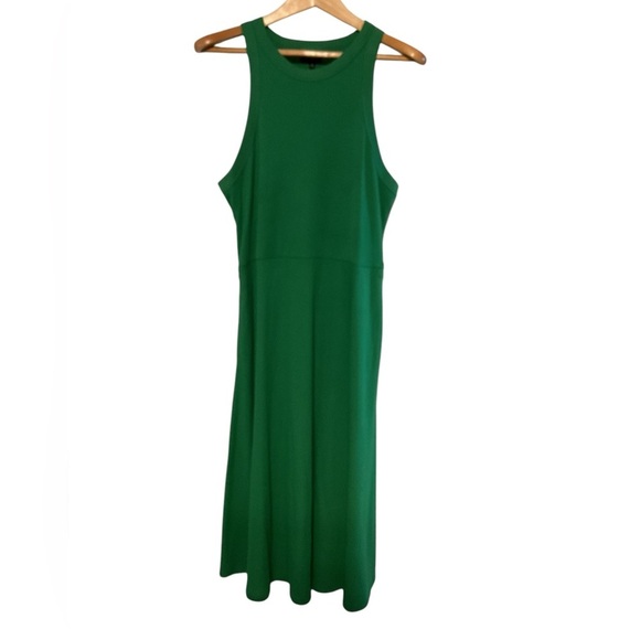 Who What Wear Green Ribbed Midi Dress, size XL - Picture 2 of 5